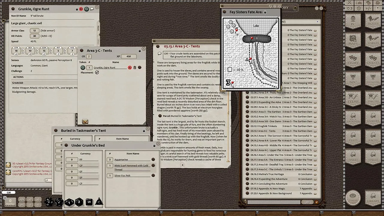 Fantasy Grounds - Fifth Edition Fantasy #2 – The Fey Sisters' Fate (5E) Screenshot 5