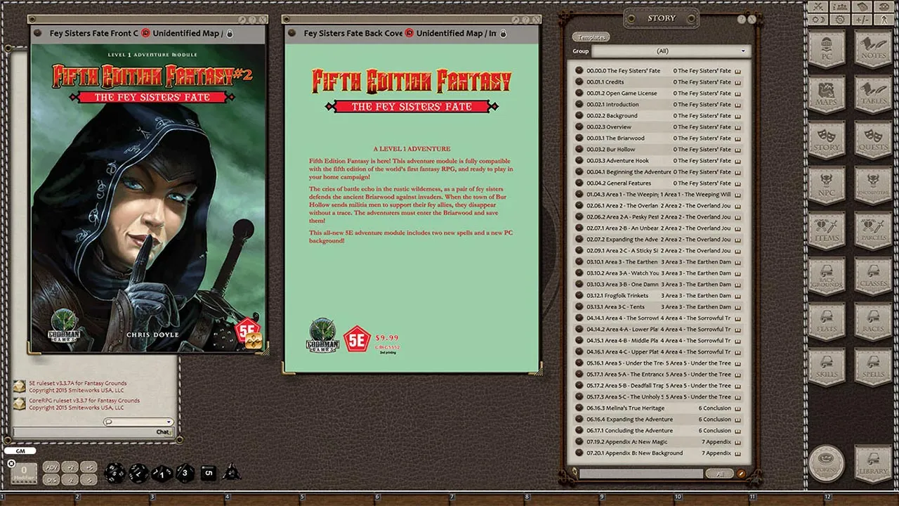 Fantasy Grounds - Fifth Edition Fantasy #2 – The Fey Sisters' Fate (5E) Screenshot 0