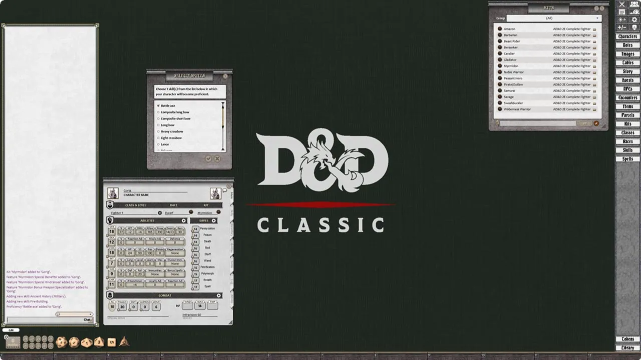 Fantasy Grounds - D&D Classics: Complete Fighter's Handbook Screenshot 4