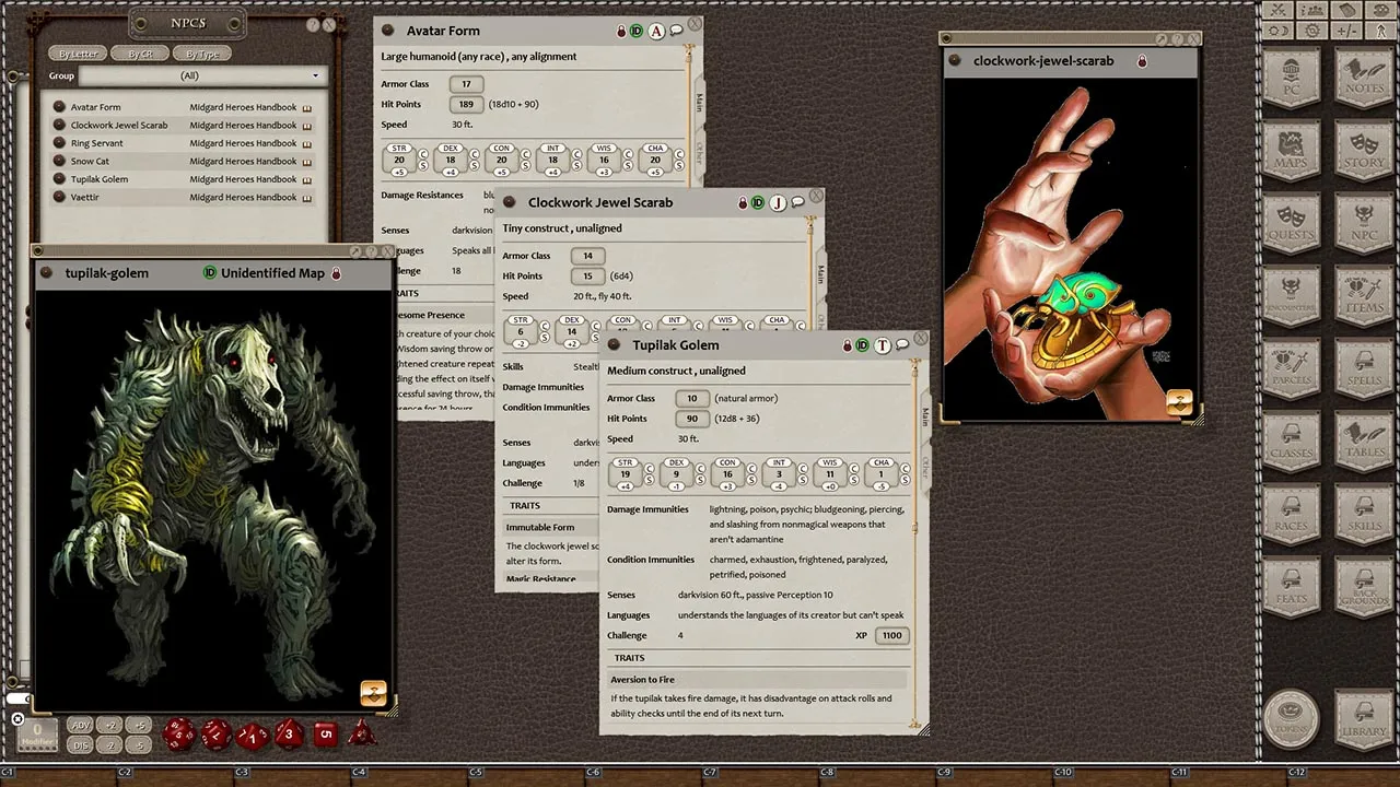 Fantasy Grounds - Midgard Heroes Handbook (5E) Screenshot 1