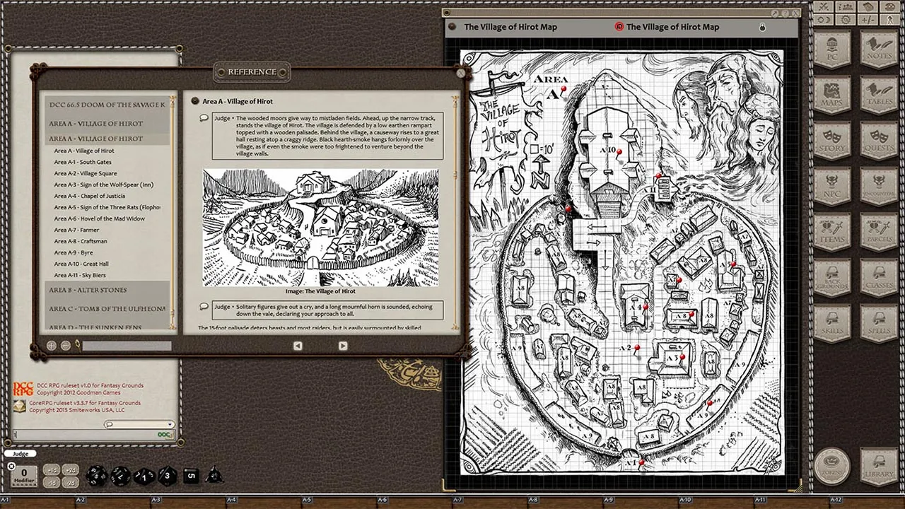 Fantasy Grounds - Dungeon Crawl Classics #66.5: Doom of the Savage Kings (DCC) Screenshot 3