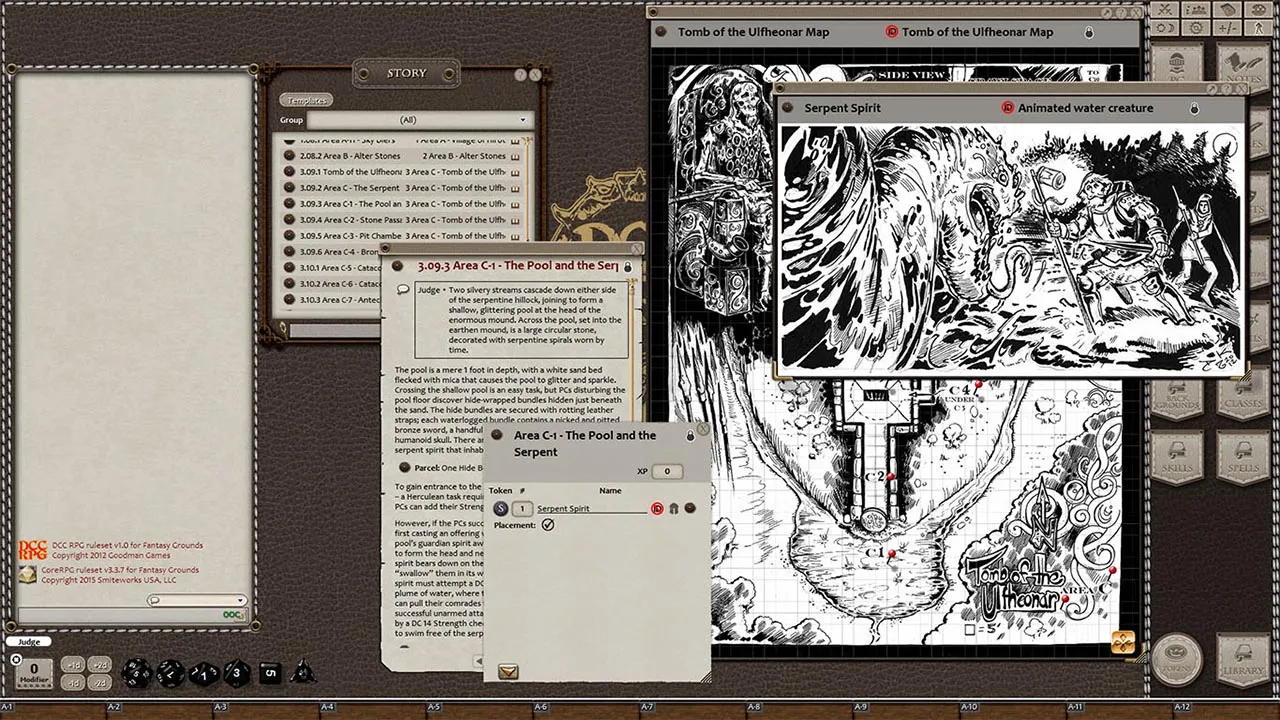 Fantasy Grounds - Dungeon Crawl Classics #66.5: Doom of the Savage Kings (DCC) Screenshot 5