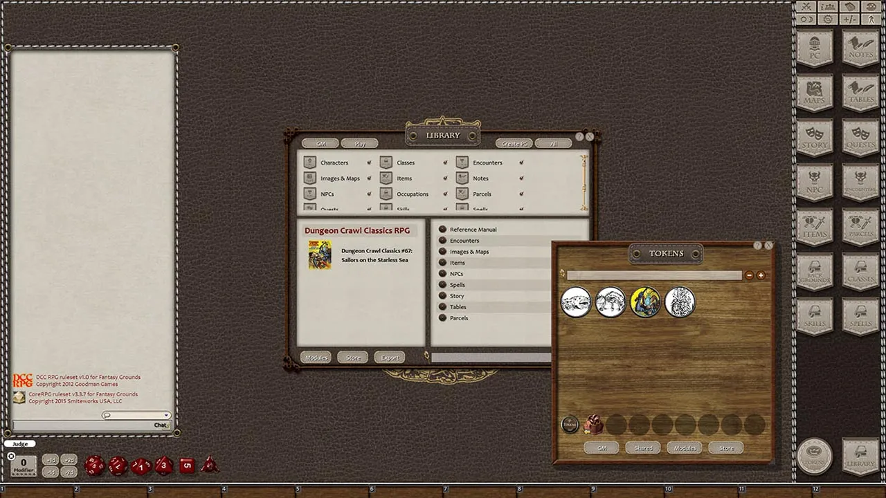 Fantasy Grounds - Dungeon Crawl Classics #67: Sailors on the Starless Sea (DCC) Screenshot 0