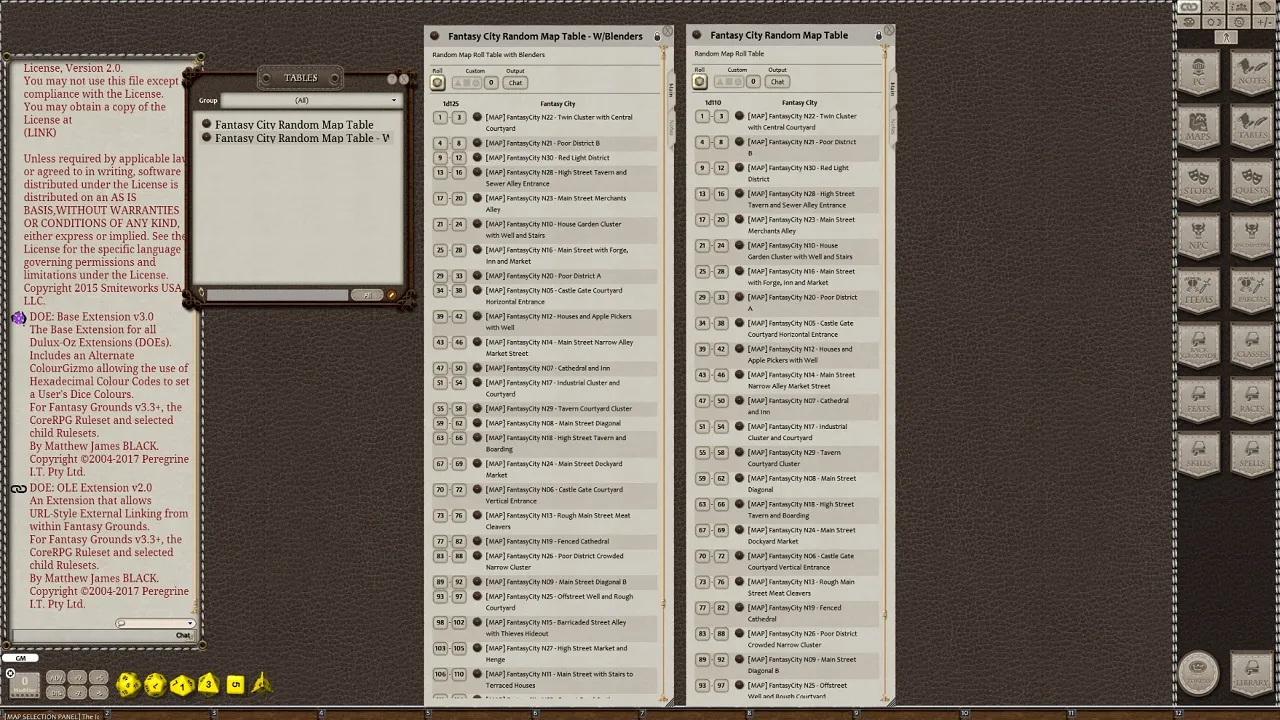 Fantasy Grounds - Meanders Map Pack: Fantasy City Nocturnal (Map Pack) Screenshot 3