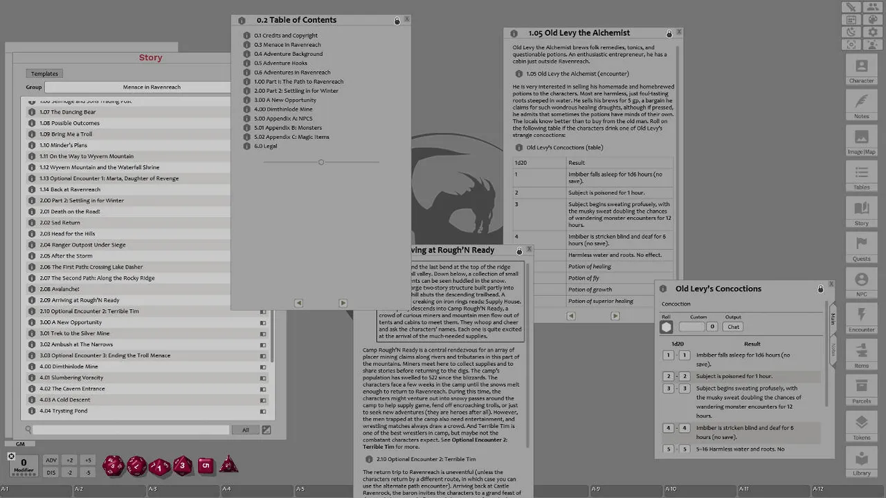 Fantasy Grounds - Menace in Ravenreach (5E) Screenshot 1