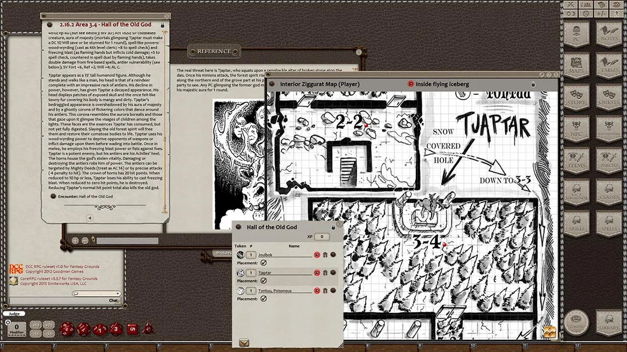 Fantasy Grounds - Dungeon Crawl Classics 2013 Holiday Module: The Old God's Return (DCC) Screenshot 5