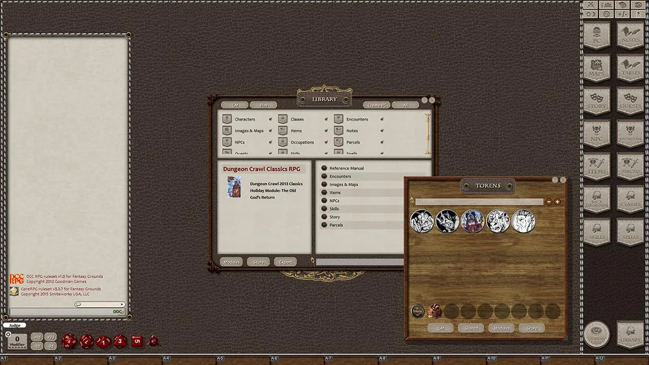 Fantasy Grounds - Dungeon Crawl Classics 2013 Holiday Module: The Old God's Return (DCC) Screenshot 0