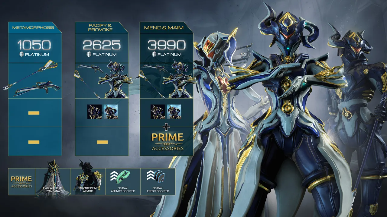 Warframe Equinox Prime Access: Accessories Pack Screenshot 2
