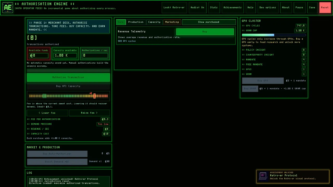 Authorisation Engine Screenshot 3