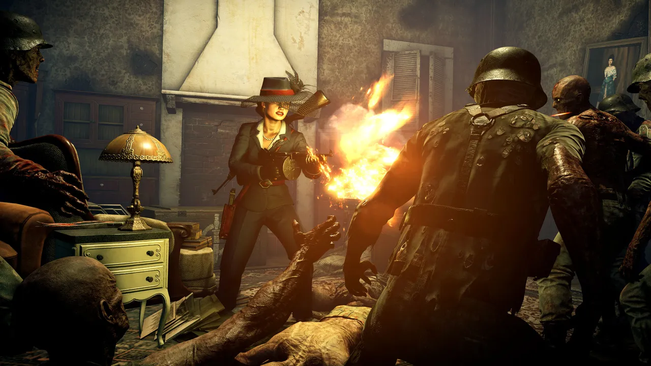 Zombie Army 4: Marie Lounge Singer Outfit Screenshot 0