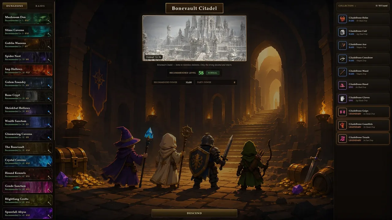 Corefall: Idle Dungeon RPG Screenshot 4