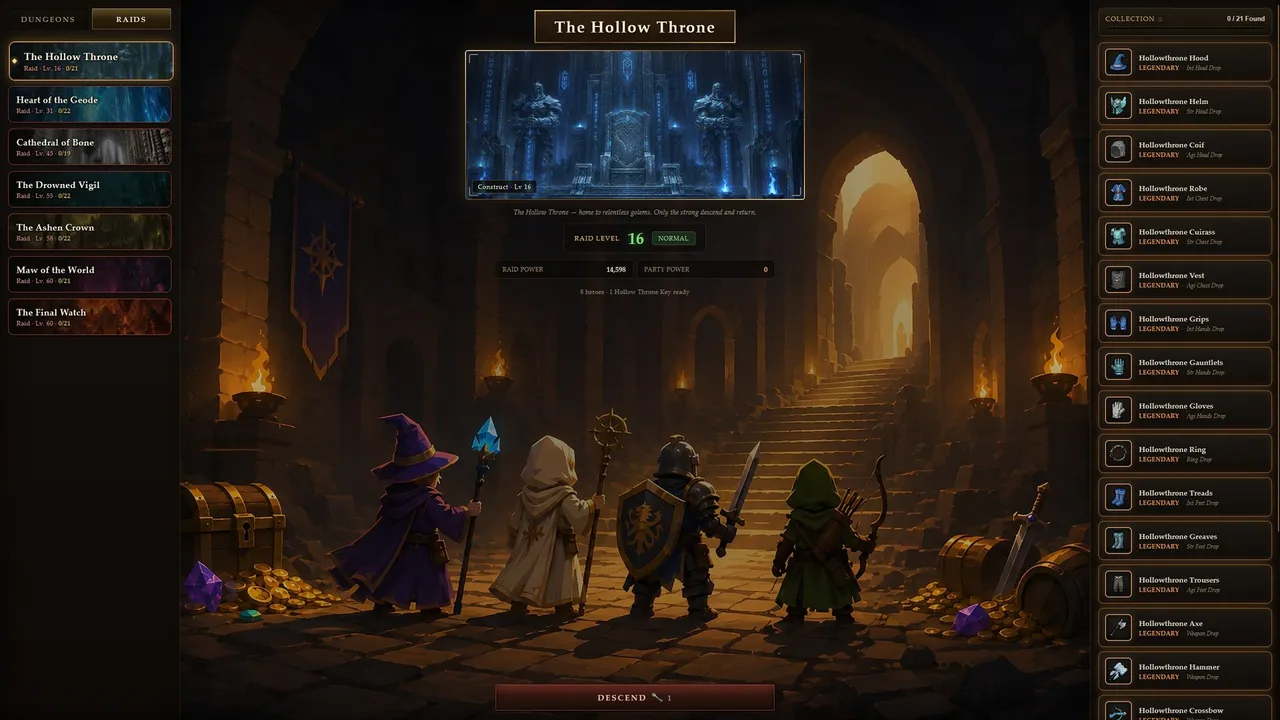 Corefall: Idle Dungeon RPG Screenshot 2