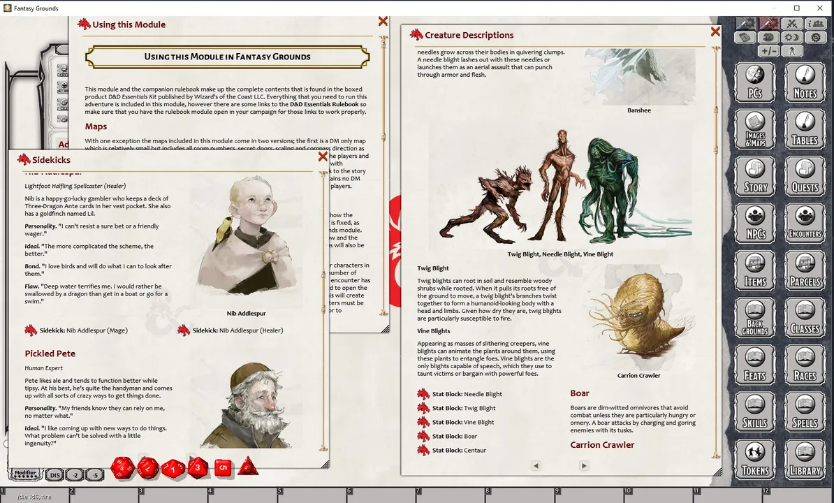 Fantasy Grounds - D&D Essentials Kit Screenshot 3