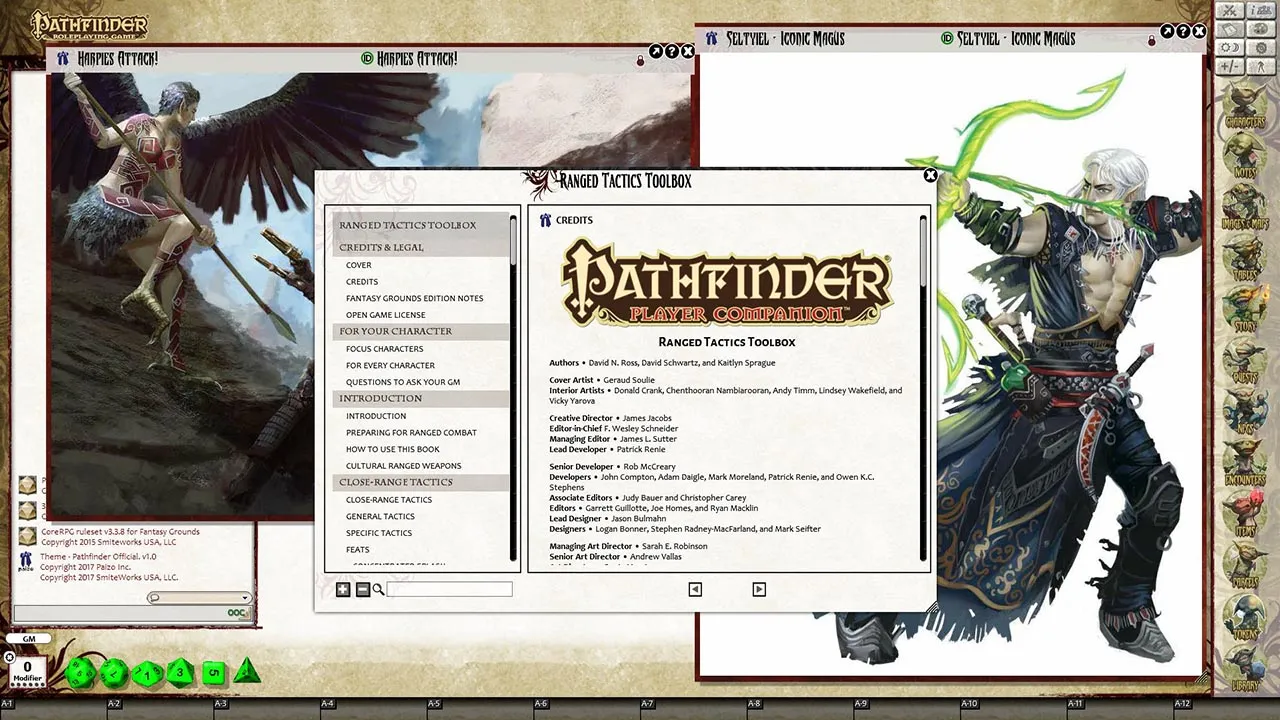 Fantasy Grounds - Pathfinder Player Companion: Ranged Tactics Toolbox (PFRPG) Screenshot 0