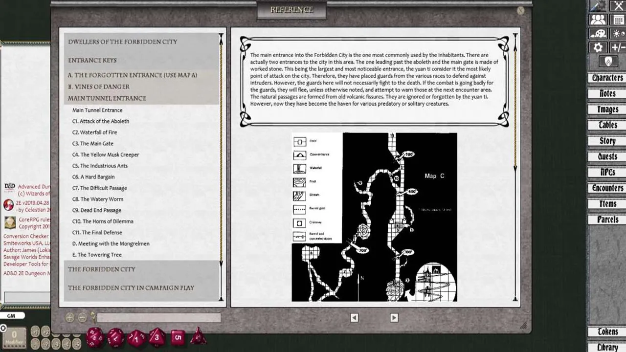 Fantasy Grounds - D&D Classics: I1 Dwellers of the Forbidden City (2E) Screenshot 3