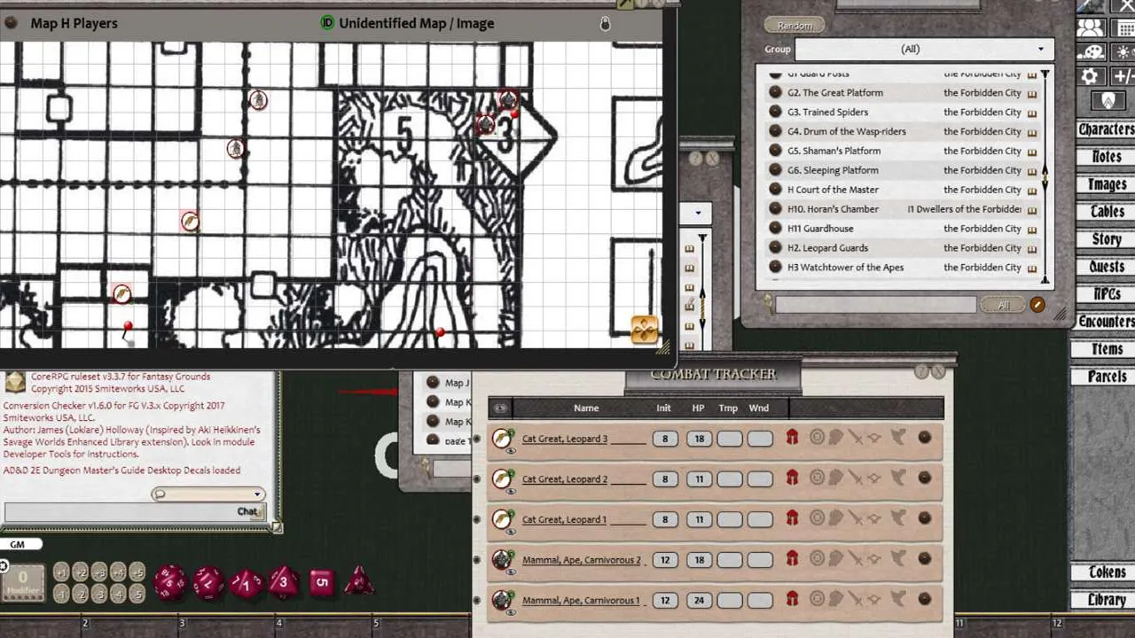 Fantasy Grounds - D&D Classics: I1 Dwellers of the Forbidden City (2E) Screenshot 1