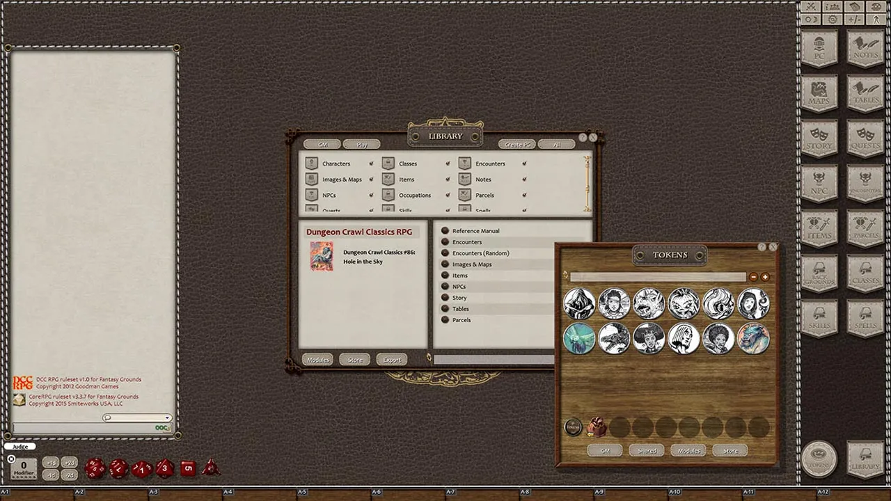 Fantasy Grounds - Dungeon Crawl Classics #86: Hole in the Sky (DCC) Screenshot 4