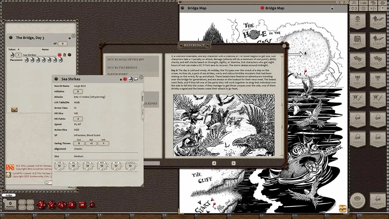 Fantasy Grounds - Dungeon Crawl Classics #86: Hole in the Sky (DCC) Screenshot 5