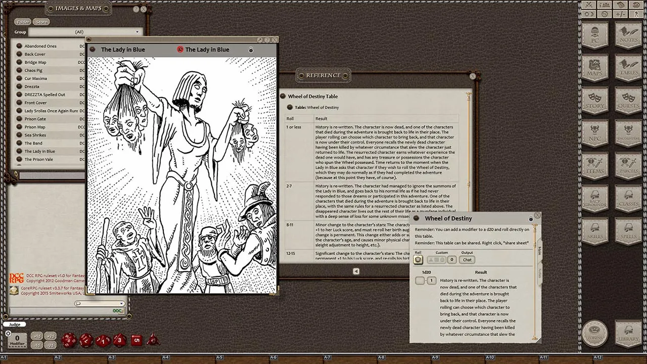 Fantasy Grounds - Dungeon Crawl Classics #86: Hole in the Sky (DCC) Screenshot 2