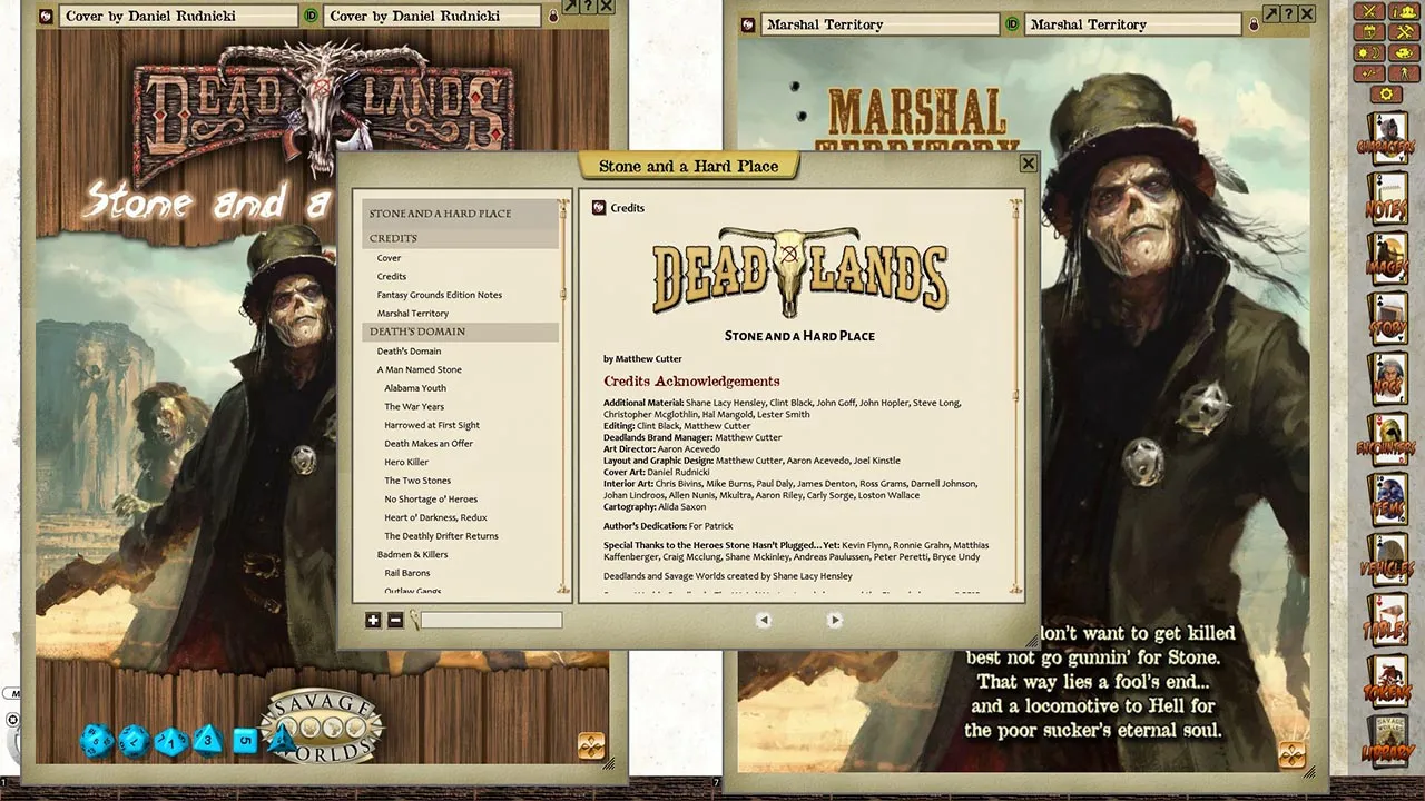 Fantasy Grounds - Stone and a Hard Place (Savage Worlds) Screenshot 3