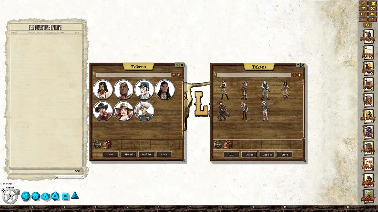 Fantasy Grounds - Stone and a Hard Place: The Tombstone Seven (Savage Worlds) Screenshot 2