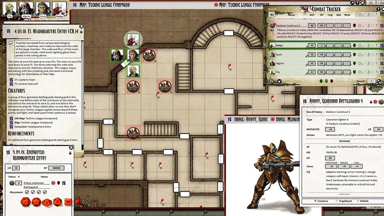 Fantasy Grounds - Pathfinder RPG - Iron Gods AP 5: Palace of Fallen Stars (PFRPG) Screenshot 4