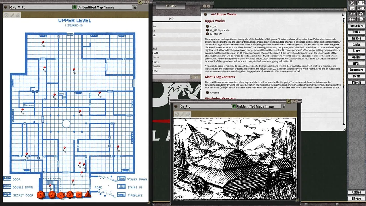 Fantasy Grounds - D&D Classics: G1 Steading of the Hill Giant Chief (2E) Screenshot 2