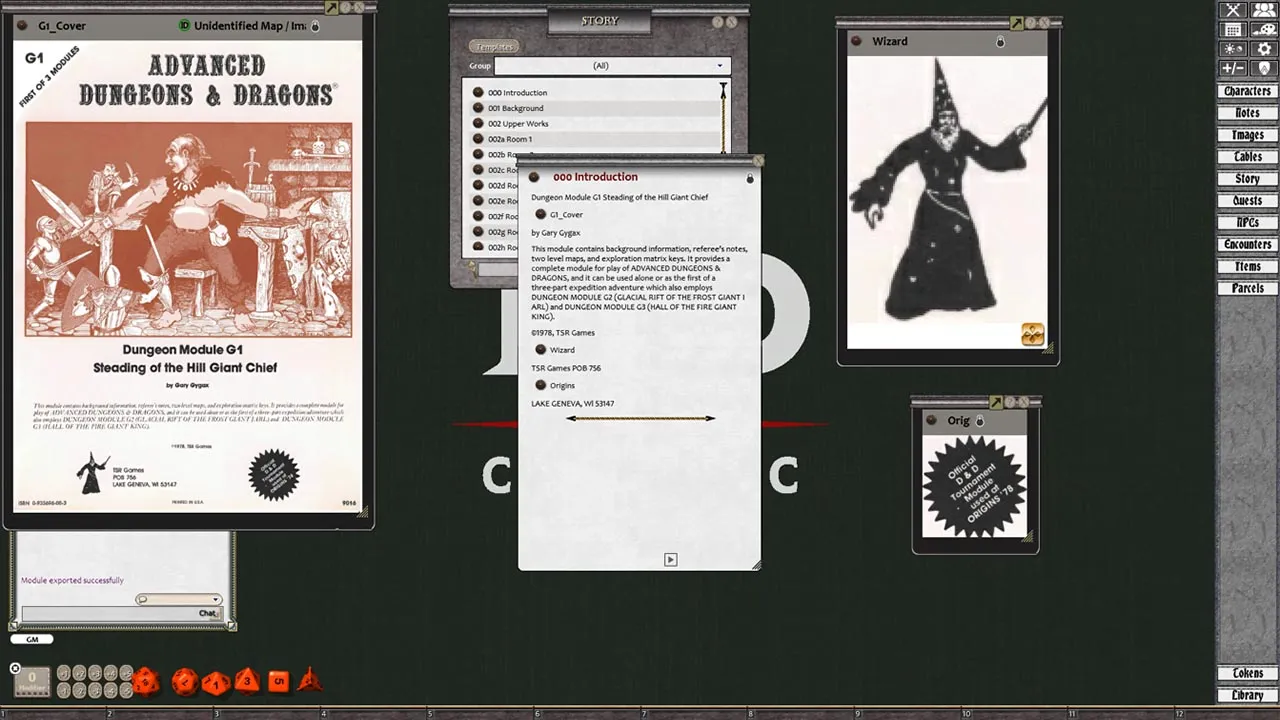 Fantasy Grounds - D&D Classics: G1 Steading of the Hill Giant Chief (2E) Screenshot 0