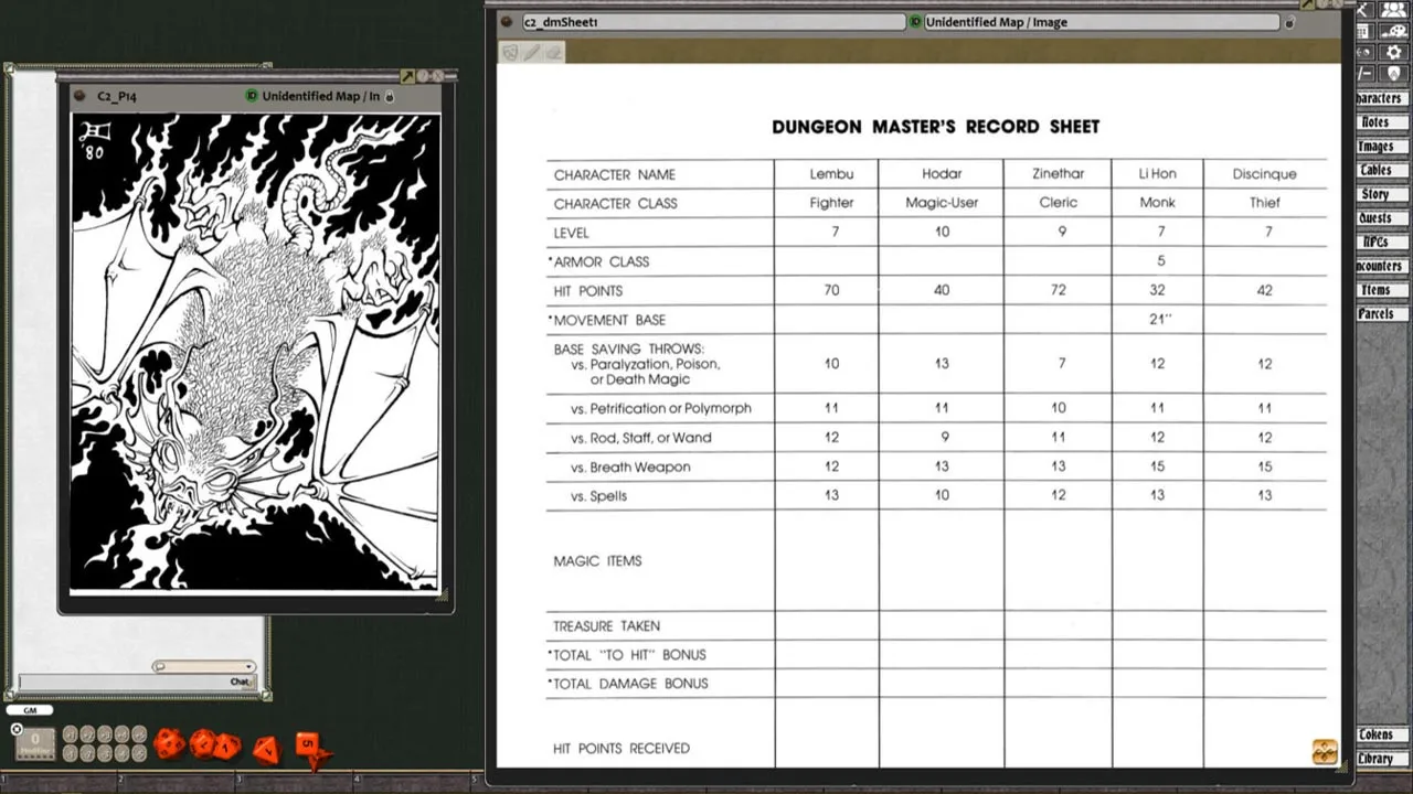 Fantasy Grounds - D&D Classics: C2 The Ghost Tower of Inverness (2E) Screenshot 2