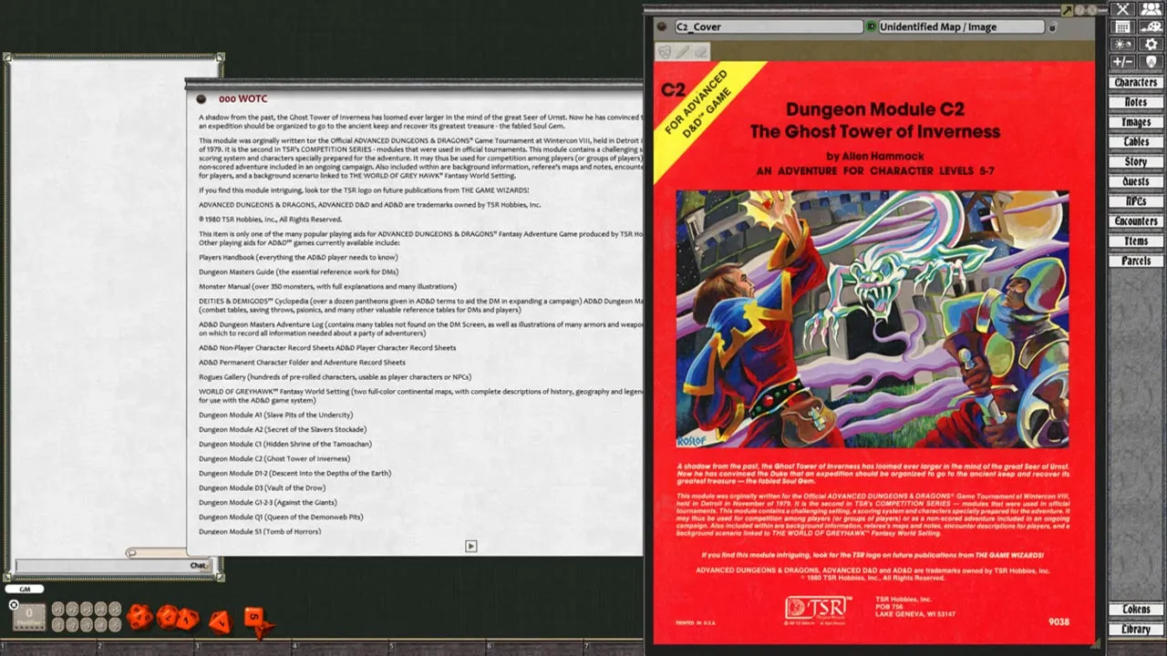 Fantasy Grounds - D&D Classics: C2 The Ghost Tower of Inverness (2E) Screenshot 3