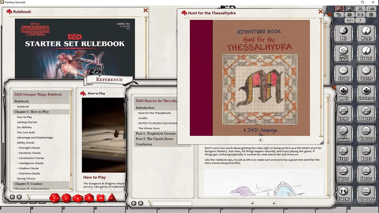 Fantasy Grounds - Stranger Things Dungeons & Dragons Starter Set Screenshot 3