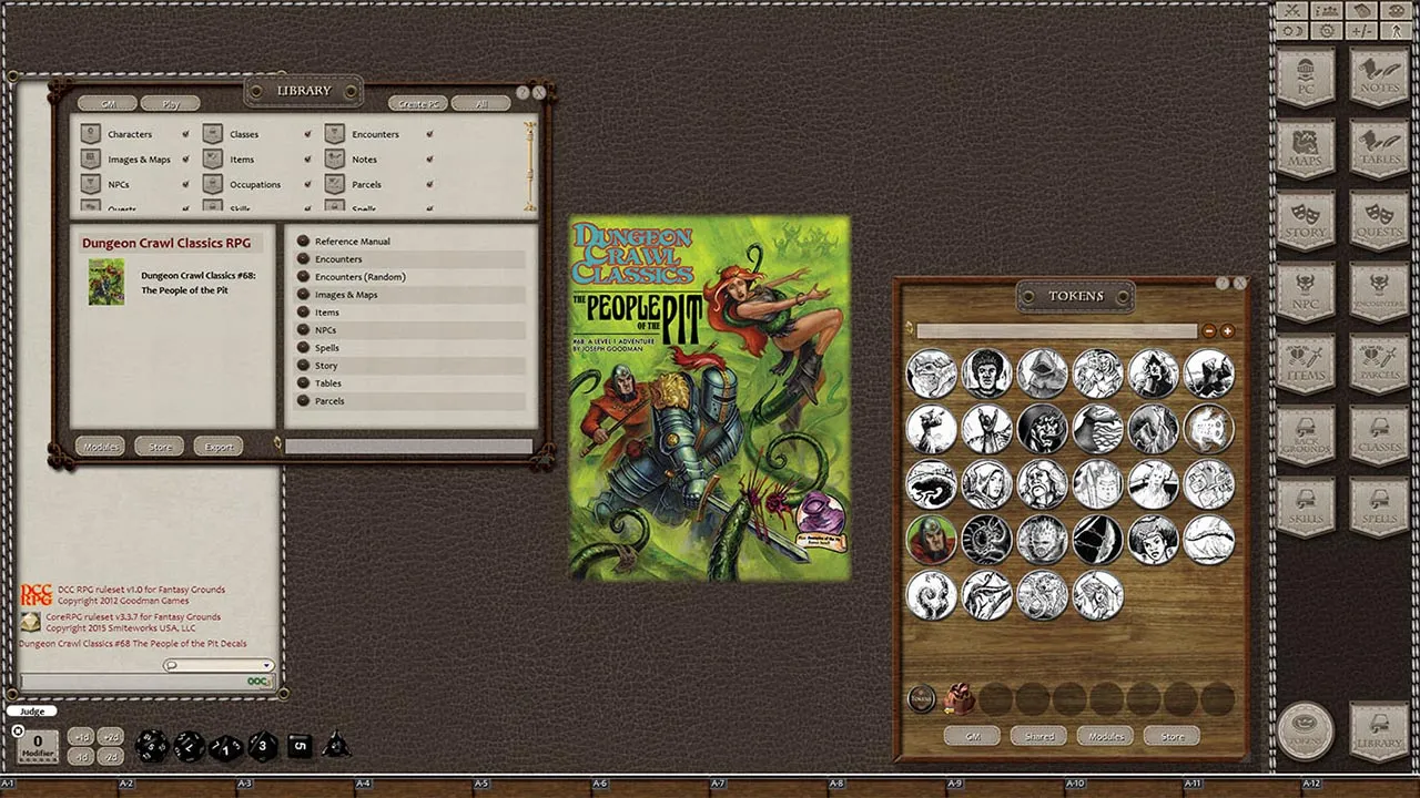 Fantasy Grounds - Dungeon Crawl Classics #68: The People of the Pit (DCC) Screenshot 5