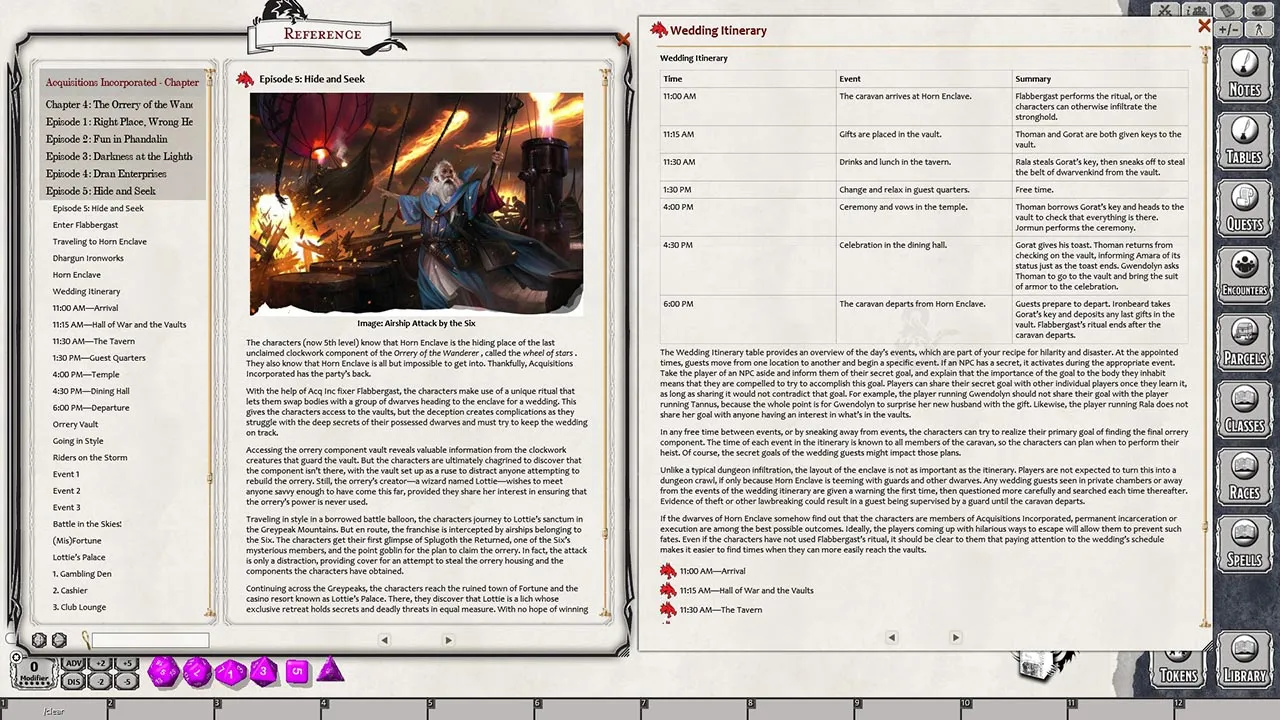 Fantasy Grounds - D&D Acquisitions Incorporated Screenshot 13