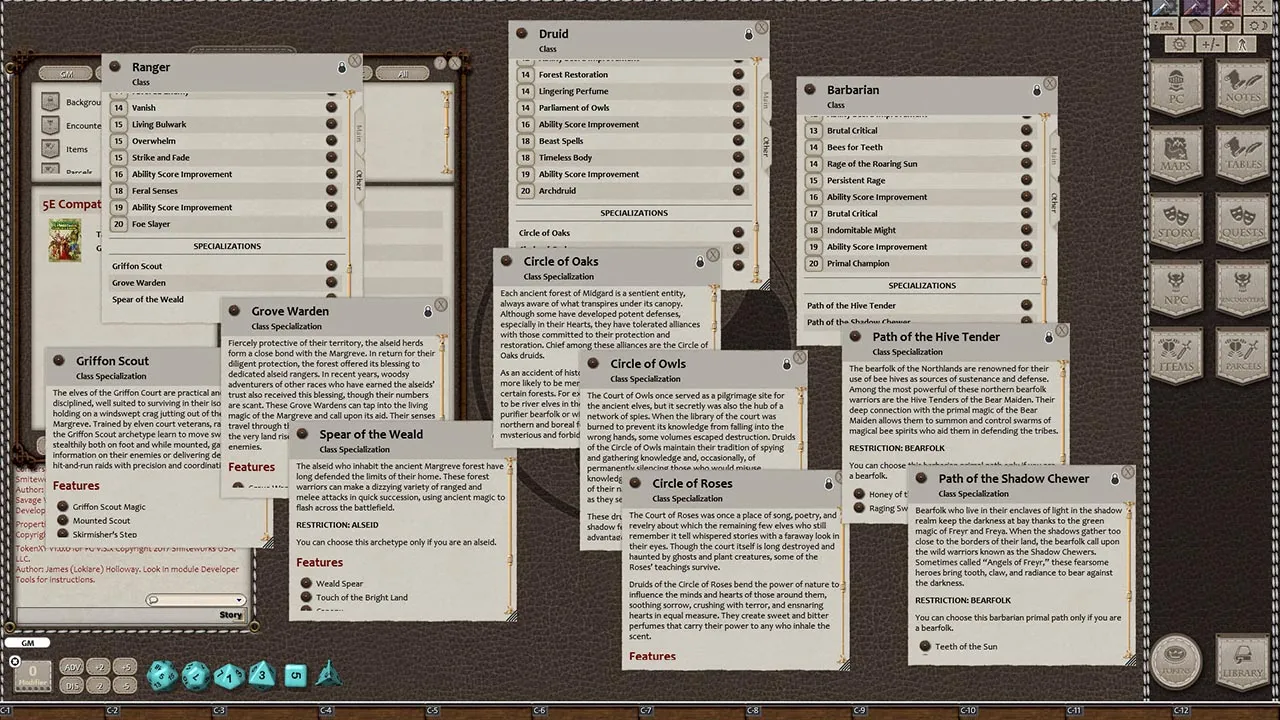 Fantasy Grounds - Margreve Player’s Guide (5E) Screenshot 0