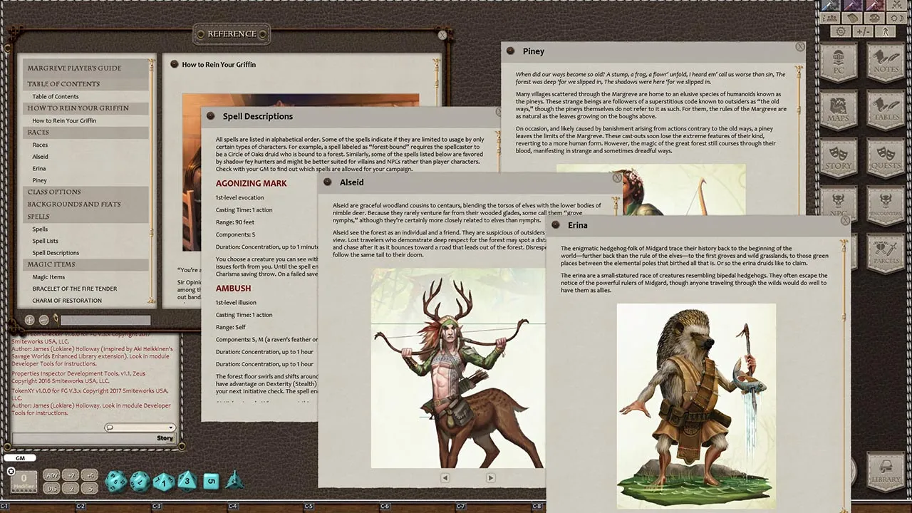 Fantasy Grounds - Margreve Player’s Guide (5E) Screenshot 3