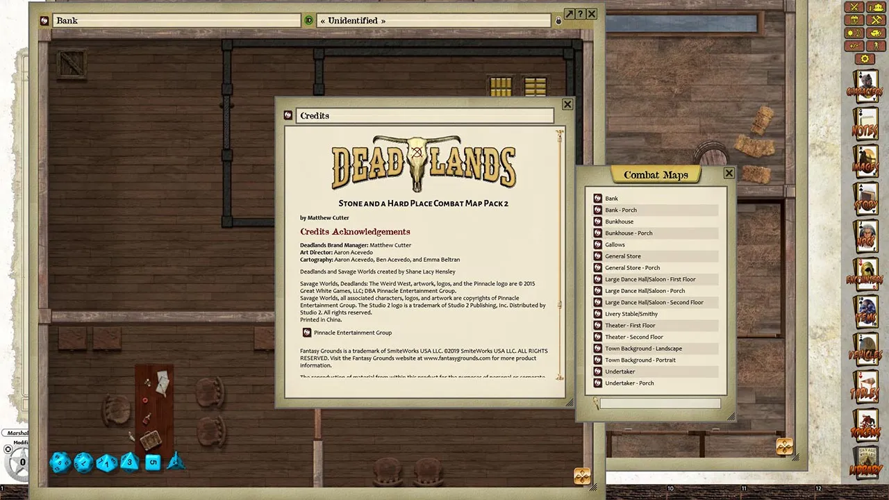 Fantasy Grounds - Stone and a Hard Place Combat Map Set 2 (Map Pack) Screenshot 0