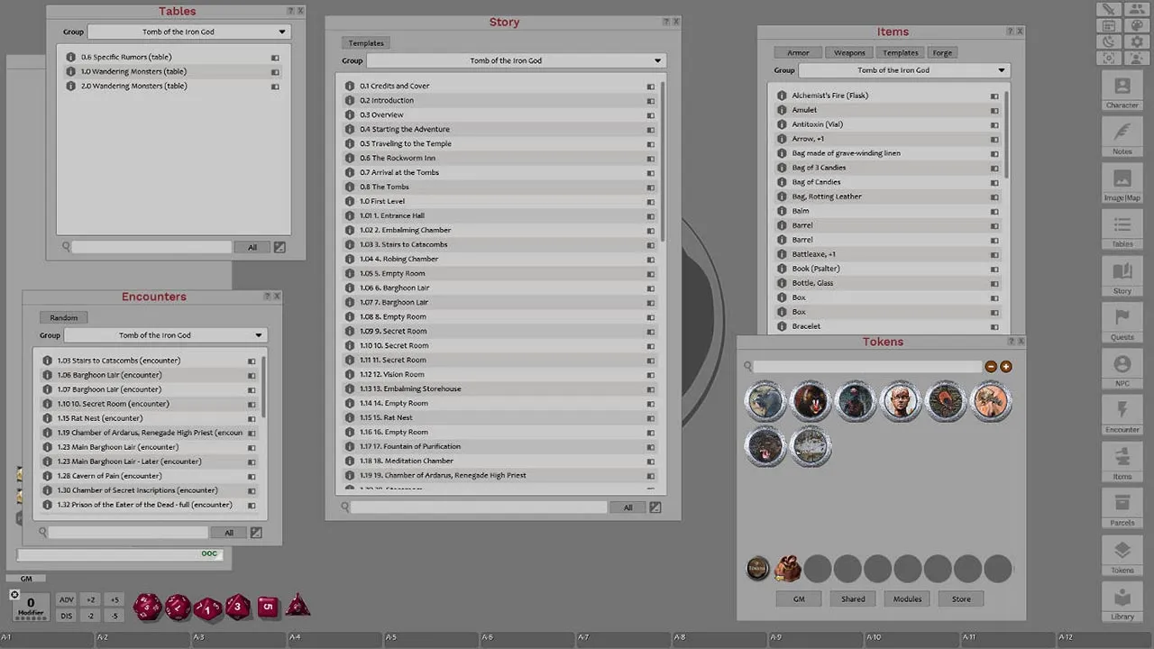 Fantasy Grounds - Tomb of the Iron God (5E) Screenshot 4