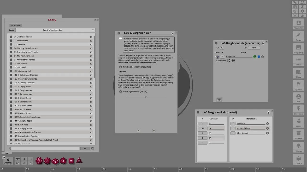 Fantasy Grounds - Tomb of the Iron God (5E) Screenshot 2