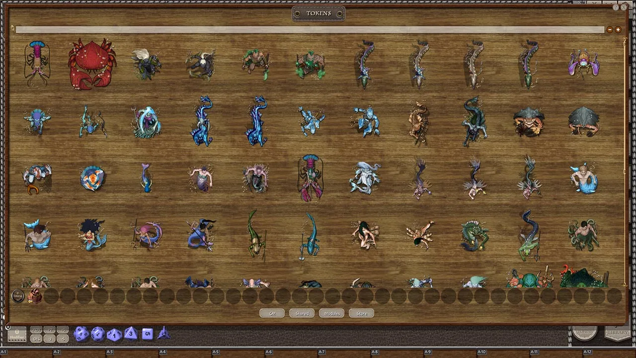 Fantasy Grounds - Devin Night Token Pack 111: Aquatic Adventures (Token Pack) Screenshot 1