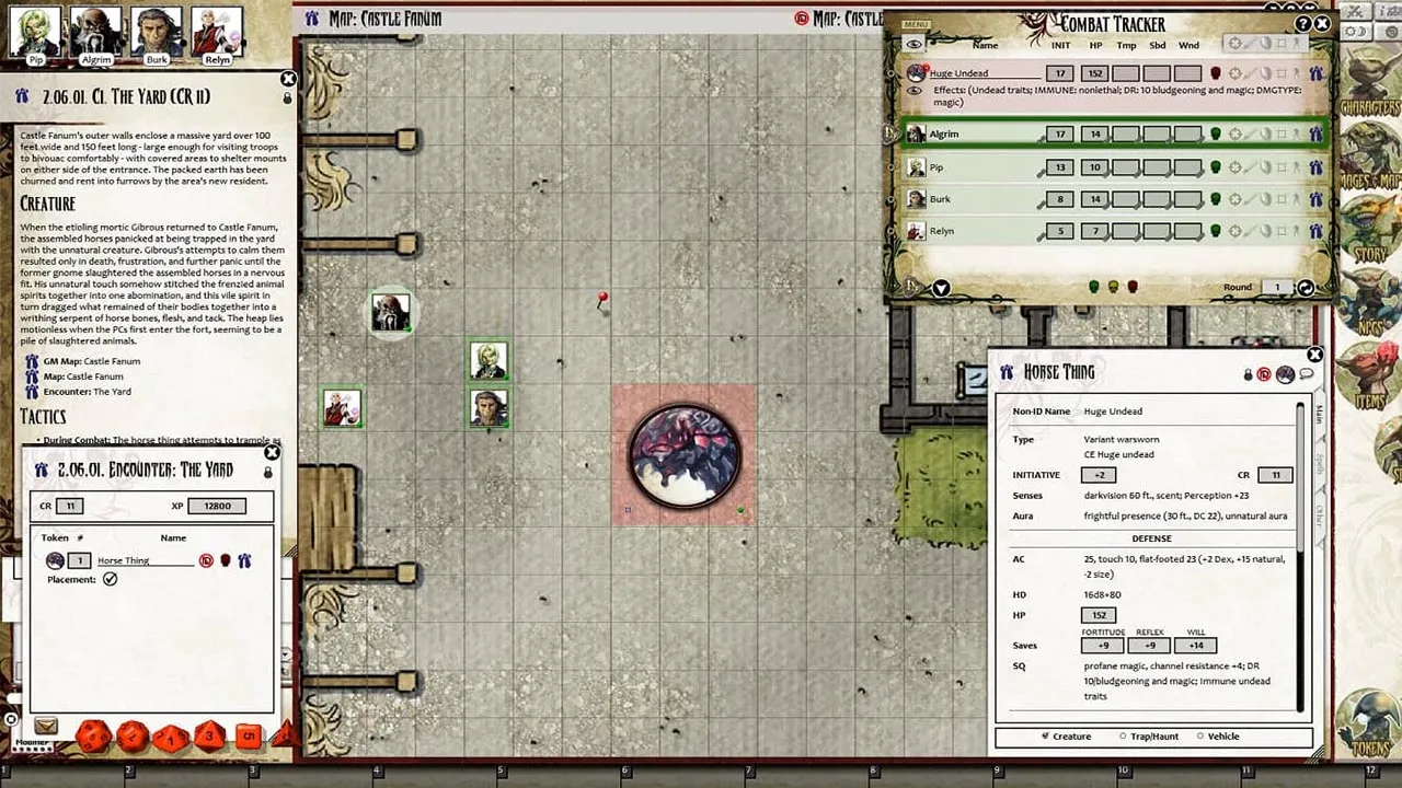 Fantasy Grounds - Pathfinder RPG - The Tyrant's Grasp AP 4: Gardens of Gallowspire (PFRPG) Screenshot 0
