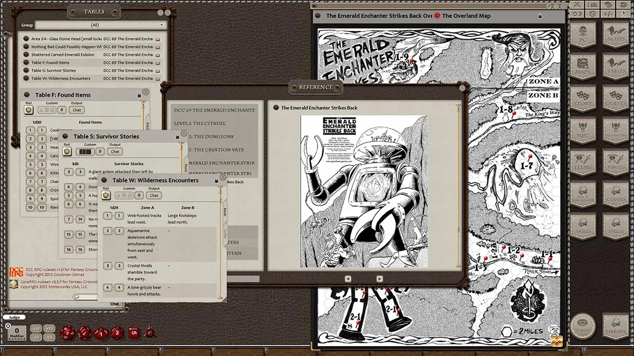 Fantasy Grounds - Dungeon Crawl Classics #69: The Emerald Enchanter (DCC) Screenshot 4