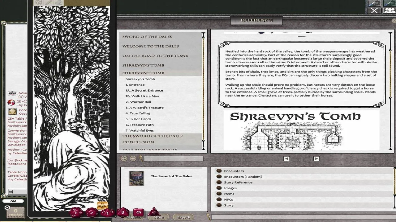 Fantasy Grounds - D&D Classics: The Sword of the Dales (2E) Screenshot 4