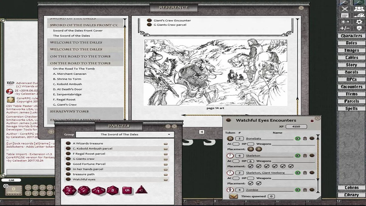 Fantasy Grounds - D&D Classics: The Sword of the Dales (2E) Screenshot 1
