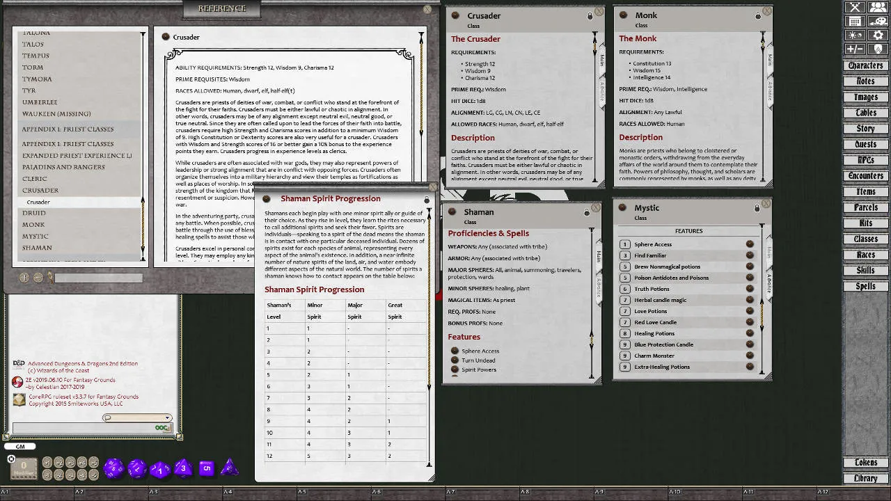 Fantasy Grounds - D&D Classics: Faiths & Avatars (2e) Screenshot 4