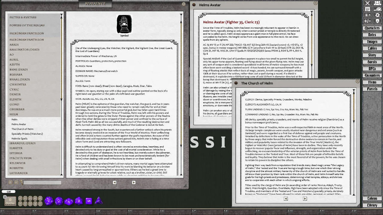 Fantasy Grounds - D&D Classics: Faiths & Avatars (2e) Screenshot 1