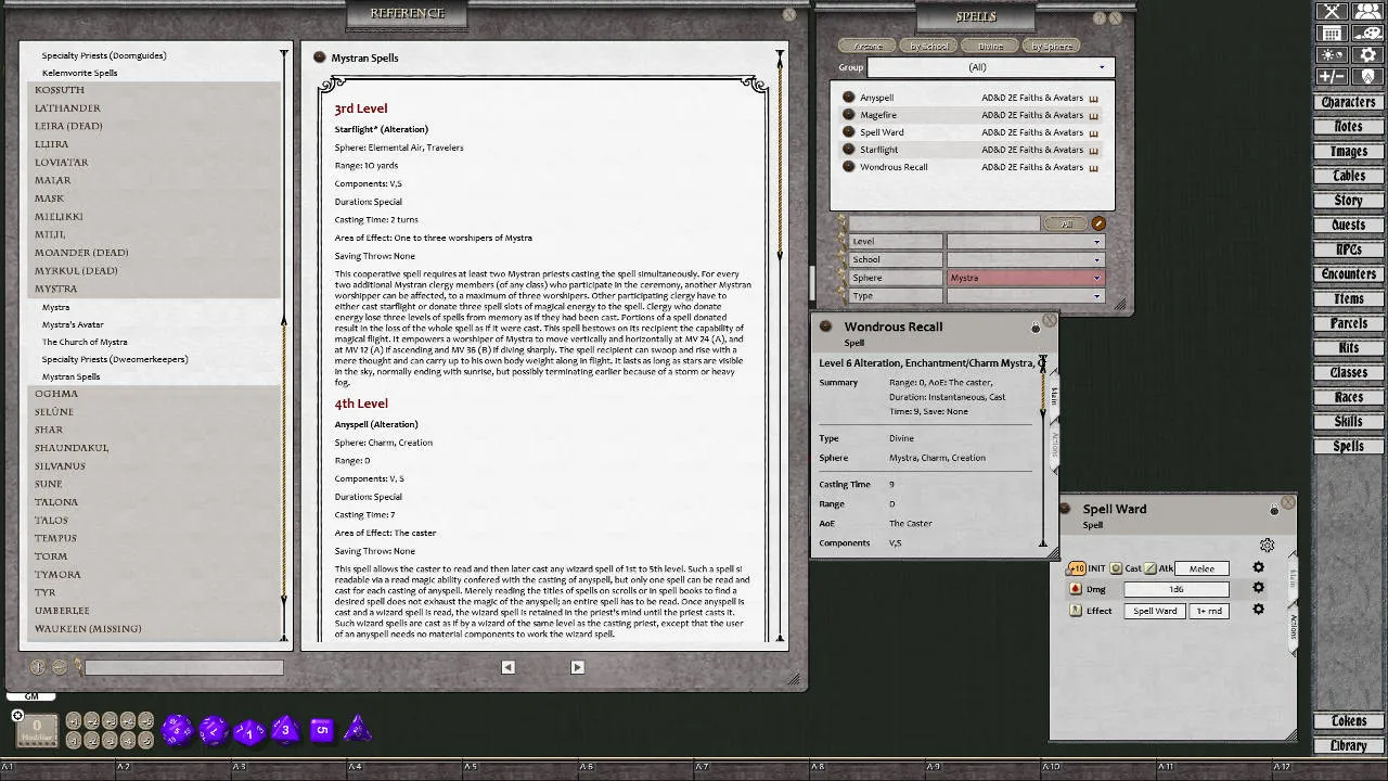 Fantasy Grounds - D&D Classics: Faiths & Avatars (2e) Screenshot 3