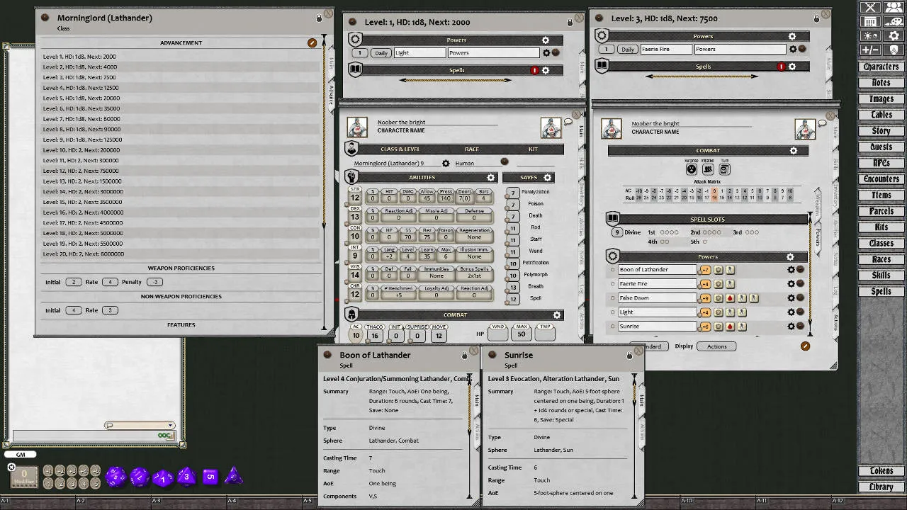 Fantasy Grounds - D&D Classics: Faiths & Avatars (2e) Screenshot 5