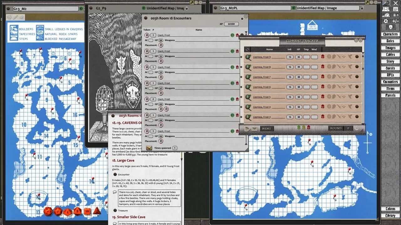 Fantasy Grounds - D&D Classics: G2 The Glacial Rift of the Frost Giant Jarl (1e) Screenshot 1