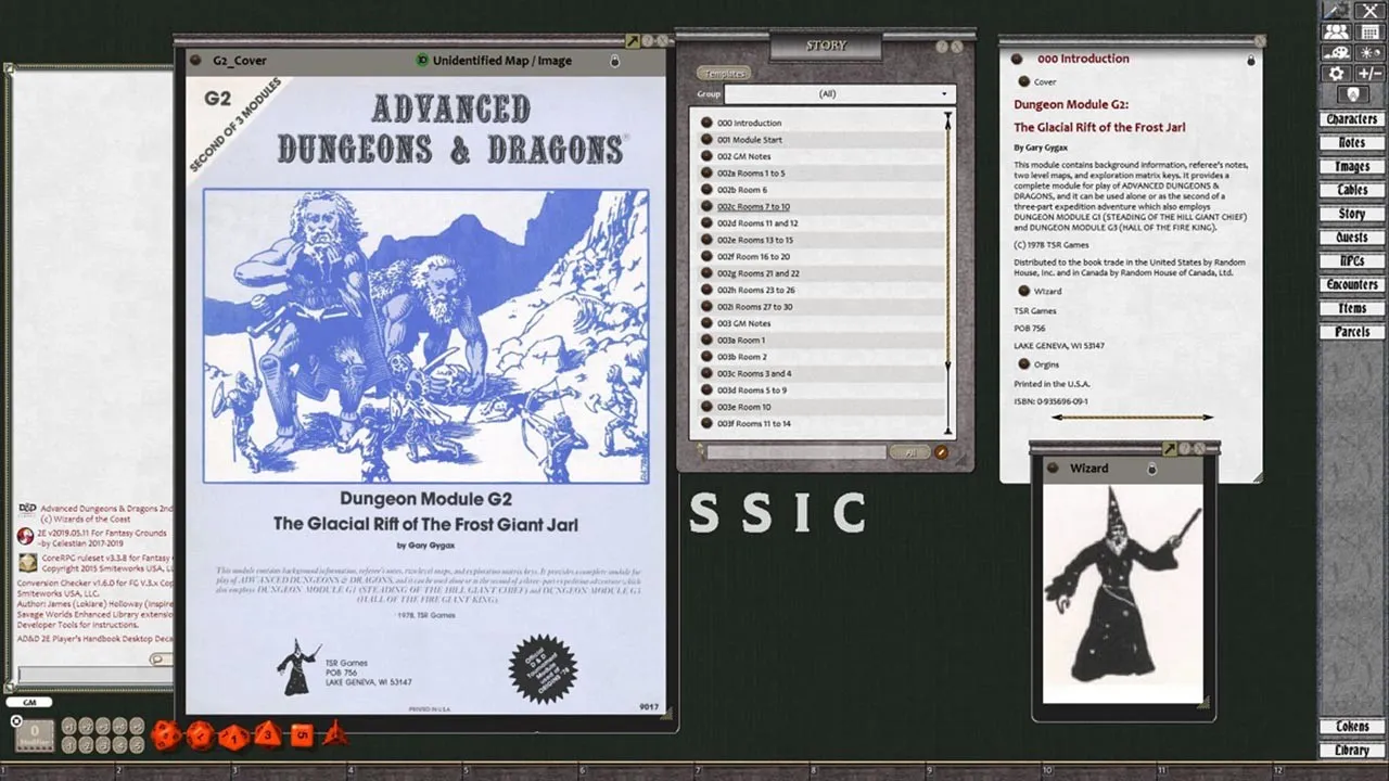Fantasy Grounds - D&D Classics: G2 The Glacial Rift of the Frost Giant Jarl (1e) Screenshot 4