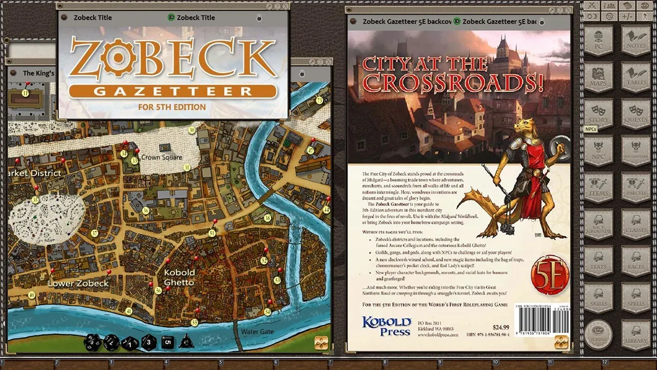 Fantasy Grounds - Zobeck Gazetteer (5E) Screenshot 4